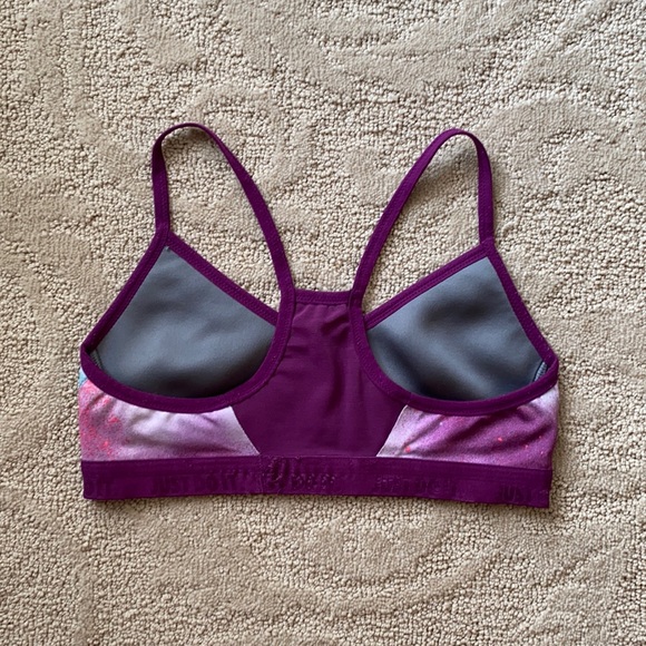 Nike | Dri-Fit Y Style Sports Bra in Galaxy Print - Picture 2 of 16